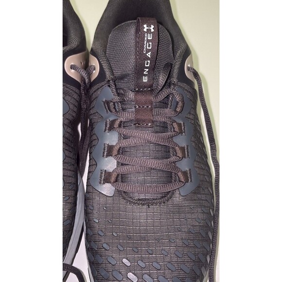 Under Armour Mens Charged Engage 2 Sneaker Black/White Athletic Gym Sz 10.5 US main image 7